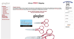 Desktop Screenshot of gingher.us